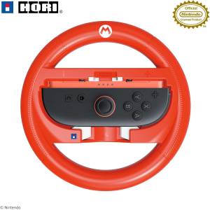 Nintendo Switch 2: Mario Kart World Joy-Con 2 - Steering Wheel Attachment (Mario) [Hori]