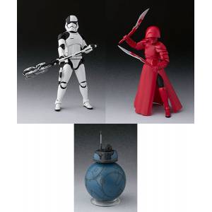 Star Wars: The Last Jedi - First Order Executioner / Elite Praetorian Guard (Double Blade) / 2BB-2 set [SH Figuarts]