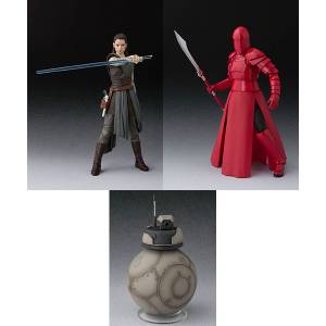 Star Wars: The Last Jedi - Rey /  Elite Praetorian Guard (Whip Staff) / BB-4 Set [SH Figuarts]