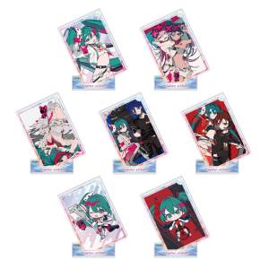 Hatsune Miku: Acrylic Stand Keychain - Racing Miku Vol. 2 (7 Packs Box) [Caravan]