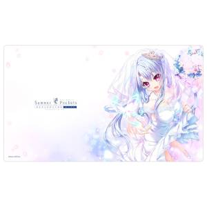 Summer Pockets REFLECTION BLUE: Rubber Desk Mat - Ao Sorakado (Wedding Dress Ver.) [Curtain Damashii]
