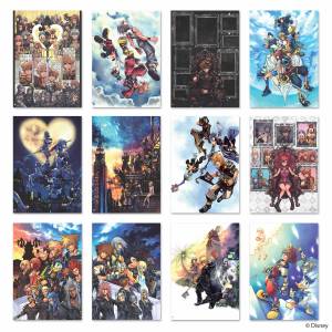 Kingdom Hearts: Mini Clear Poster Collection (12 Packs Box) [Square Enix]