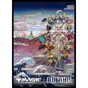 Magic the Gathering x FINAL FANTASY: Card Sleeves - Knights of the Round ( Woodblock Borderless MFS-56) (80 Sleeves) [Ensky] - Nin-Nin-Game.com