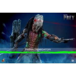 Movie Masterpiece: Prey (2022) - Feral Predator (Battle Damaged Ver.) 1/6 [Hot Toys]
