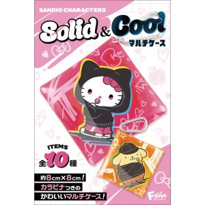 Shokugan: Sanrio Characters - Case & Gum - Solid&Cool Ver. (10 Packs Box) (Candy Toy) [F-Toys]