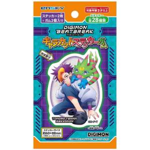 Digimon Beatbreak: Chara Cut Sticker & Gum (16 Packs Box) [Ensky]