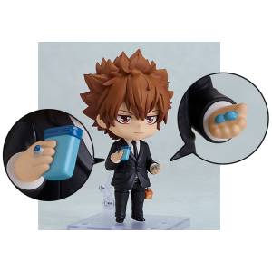 Nendoroid 2950: Katekyo Hitman REBORN! - Tsunayoshi Sawada (Black Suit Ver.) (Limited + Bonus) [Orange Rouge]