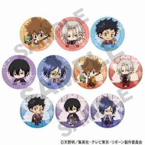 Katekyo Hitman REBORN!: Glitter Badge Collection (Winter Kimono Mini Ver.) (10 Packs Box) [Crux]
