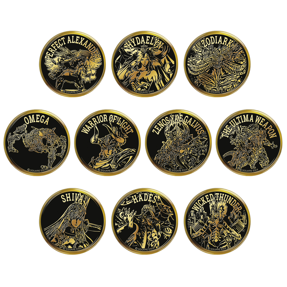 Final Fantasy XIV: Golden Badge Collection (10 Packs Box) [Square Enix ...
