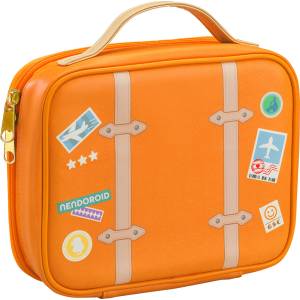Nendoroid Accessory: Travel Pouch with Clear Window (Orange) [Good Smile Company]