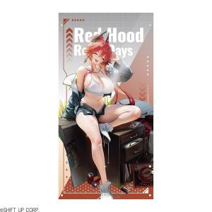 Goddess of Victory NIKKE: Bath Towel / Pillow Cover - Red Hood (Retro Days Ver.) (Limited Edition) [Bandai]