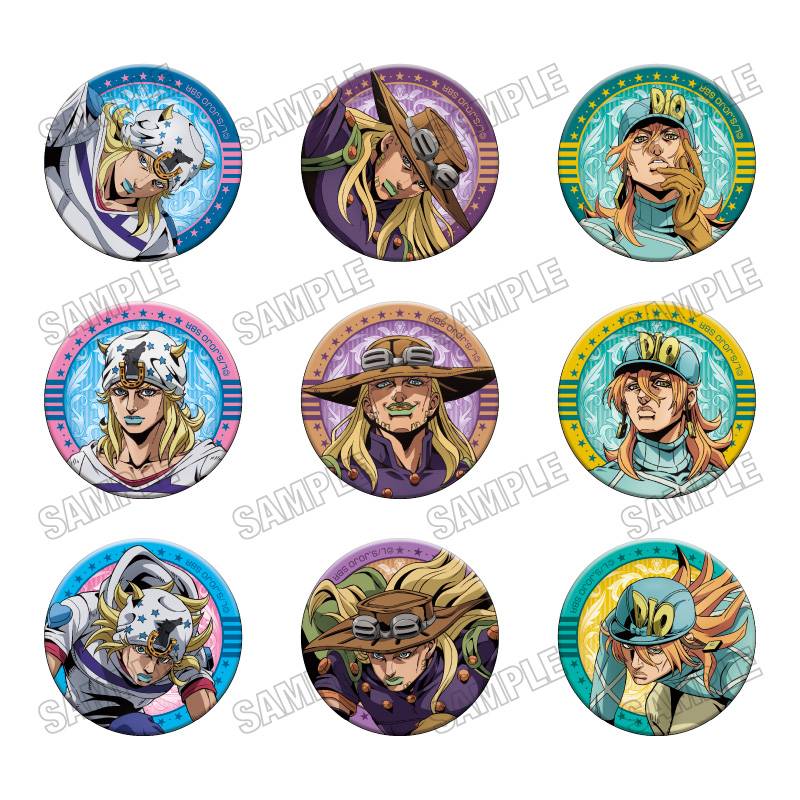 Jojo's Bizarre Adventure / Steel Ball Run: Badge Collection (Off Day Ver.) (9 Packs Box) [...
