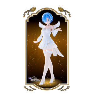 BiCute Pure Figure: Rem (Little Wings Ver.) (2nd Hand) [FuRyu