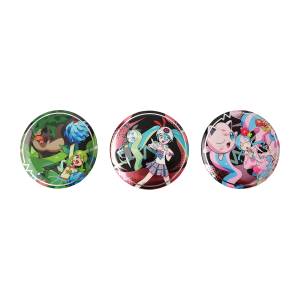 PokéMiku 18 Harmony Stage: Badge Collection - miracle bloom* (Set of 3) (Limited Edition) [The Pokémon Company]