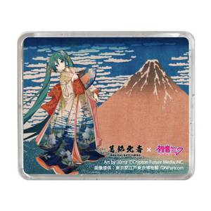 Hatsune Miku x Hokusai: 36 Views of Mount Fuji Series - Acrylic Magnet - Fine Wind, Clear Morning [Presence]