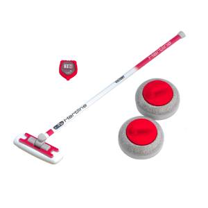 PuriPura Figure Sports: Curling (Red) 1/12 (Plastic Model) [DIG]