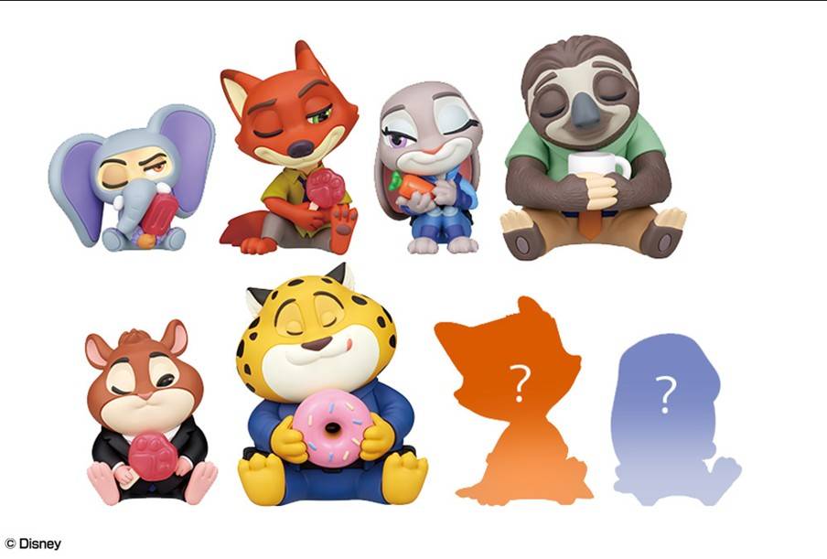 Zootopia: Shoulder Hug Ver. PeriHapi! Blind Box (8 Pack Box) [Takara Tomy]