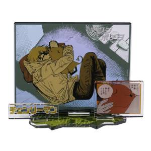 Chainsaw Man: Emotional Acrylic Diorama - Denji & Pochita (JCS Exclusive) (Limited Edition) [Shueisha]