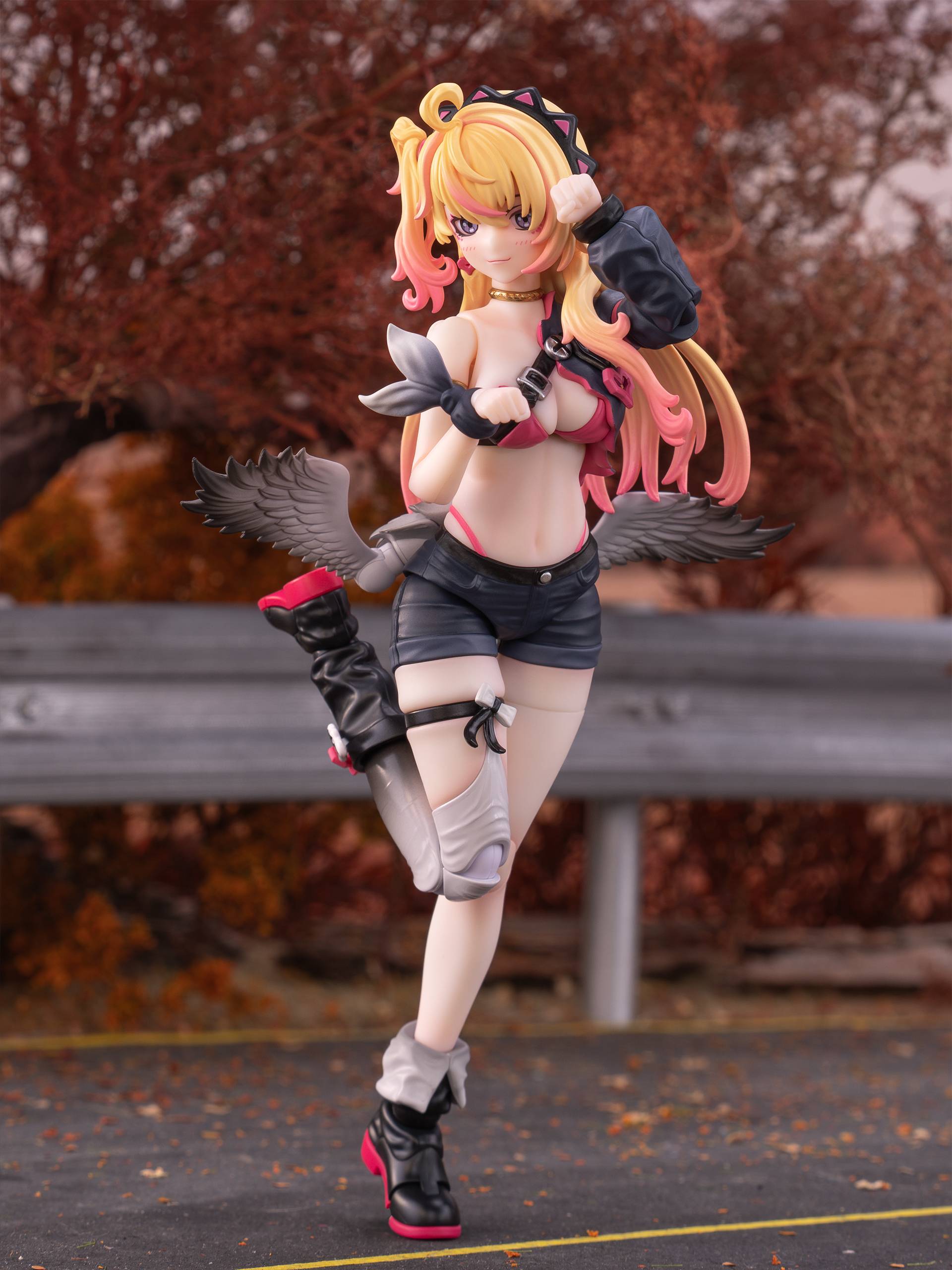Maon Tenshi Hoshikawa Nekoneko Blond Hair Ver. tampak samping