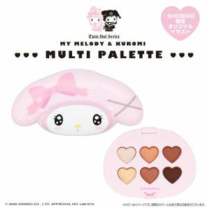 Sanrio: My Melody & Kuromi Angel and Devil - Multi-Palette 6 Colors (Almond Brown Ver.) [SHOBIDO]