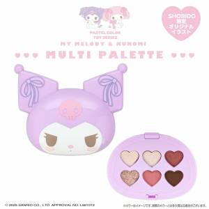 Sanrio: My Melody & Kuromi Angel and Devil - Multi-Palette 6 Colors (Pink Purple Ver.) [SHOBIDO]