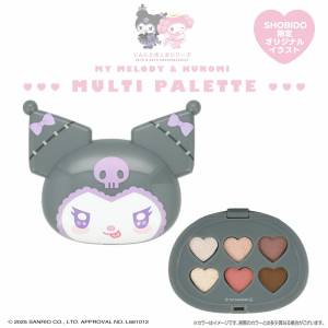 Sanrio: My Melody & Kuromi Angel and Devil - Multi-Palette 6 Colors (Coral Pink Ver.) [SHOBIDO]