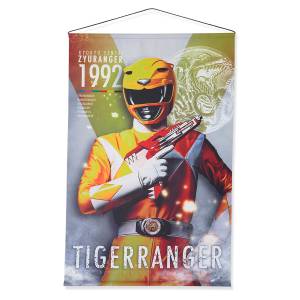Dinosaur Sentai Zyuranger (Mighty Morphin Power Rangers): B2 Suede Tapestry - Tigerranger [Bandai]