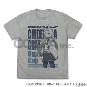 Uma Musume Cinderella Gray: Oguri Cap - T-Shirt (L) (Mixed Gray) [COSPA]