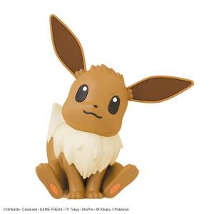 Pokemon Plamo Collection Quick!! Lite: Eevee (Plastic Model Kit) [Bandai Spirits]