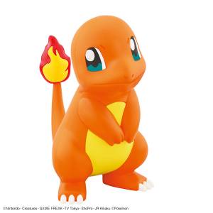 Pokemon Plamo Collection Quick!! Lite: Charmander (Plastic Model Kit) [Bandai Spirits]