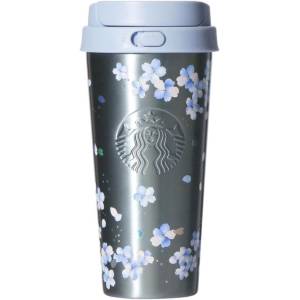 Starbucks: Airy Blue SAKURA 2026 Stainless Steel TOGO Bottle (473 ml) - Japan Exclusive [Starbucks]