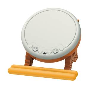 Hori TAIKO NO TATSUJIN SESSION DE DODON GA DON! DRUM & DRUM STICK Controller for Playstation 4 [PS4 - NO BOX]