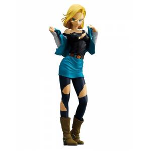 Dragon Ball Z - ANDROID NO.18 / C-18 (Turquoise Blue Color Ver.) [Glitter & Glamours / Banpresto] [Used]