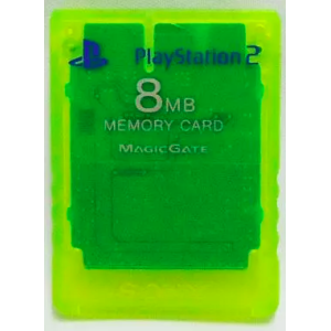 Memory Card 8MB - Emerald [PS2 - Occasion / Loose]