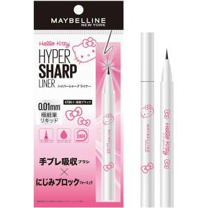 Hello Kitty: Jet Black Eyeliner - Hyper Sharp Liner R BK-1 (Limited Edition) [Maybelline]