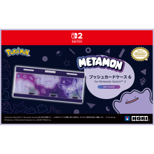 Nintendo Switch 2: Pokémon Ditto - Push Card Case - 6 Card Pockets [Hori]