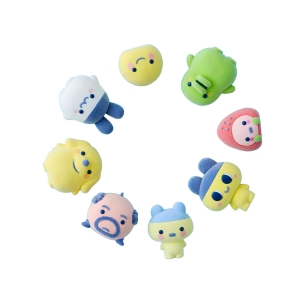 Shokugan: Tamagotchi Flocked Friendly Dolls & Gum (12 Packs Box) [Bandai]
