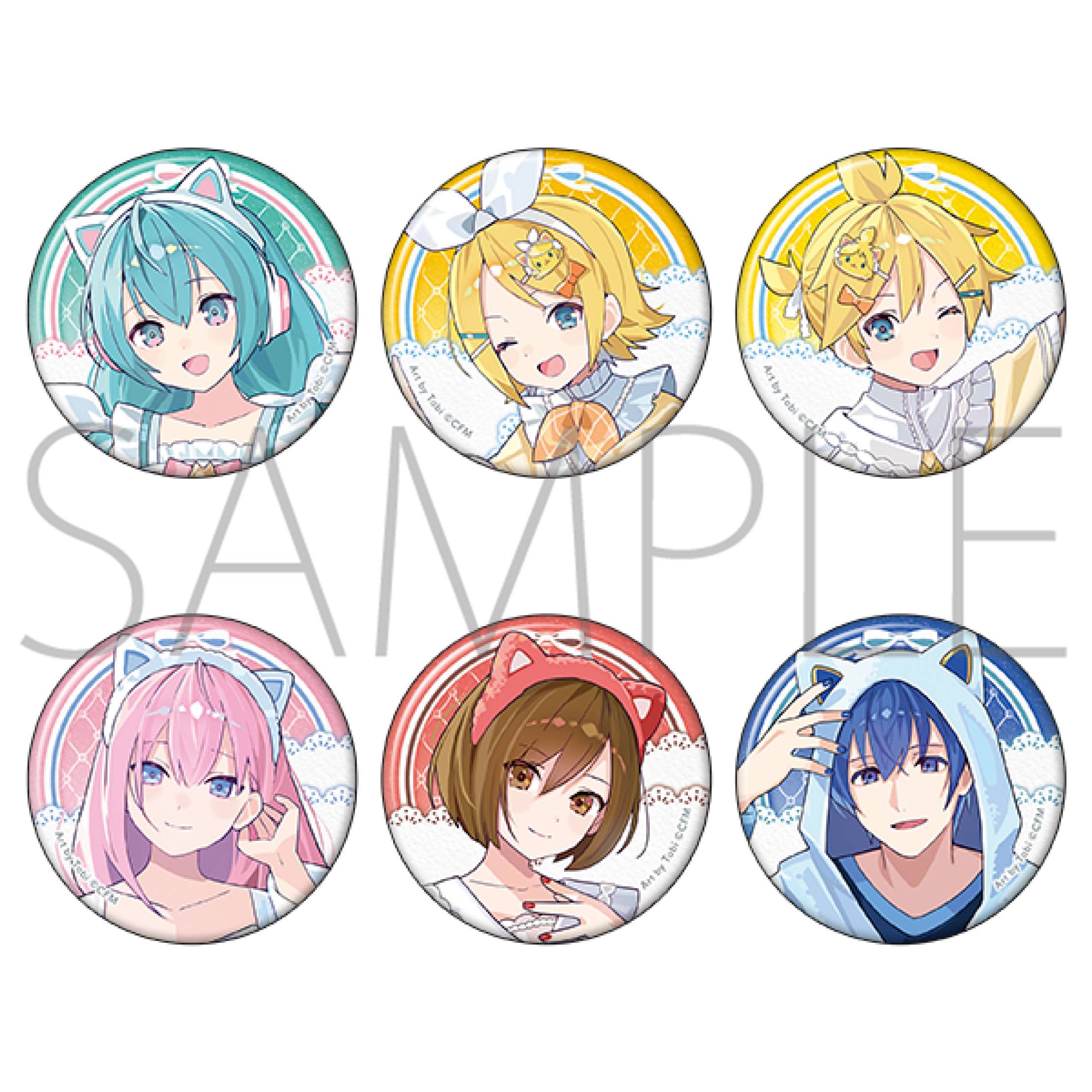 Hatsune Miku: withCAT Badge Collection (6 Packs Box) [Movic]