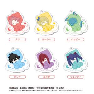 Fairy Tail 100 Years Quest: Oyasumi Acrylic Charm Collection (6 Packs Box) [Tapioca]