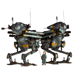 Maschinen Krieger: Eddie Amsel & 2x Ground Combat Guns - ARTPLA (Set of 3) [Kaiyodo]