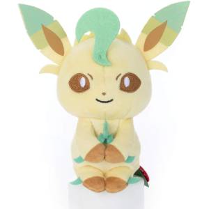 Pokémon: Leafeon Chokkorisan Plush Toy [Takara Tomy]