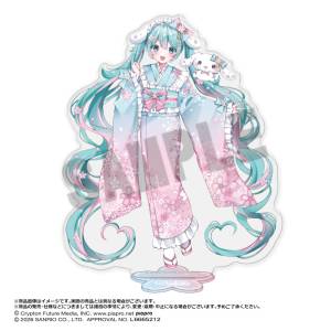 Hatsune Miku x Cinnamoroll: Acrylic Stand - Dreamy Sakura Ver. [Anicraft]