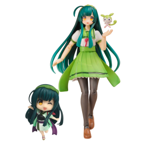 Tohoku Zunko / Zundamon Project: Tohoku Zunko 1/12 - Plafia Plastic Model + Mini Figure Set (Limited + Bonus) [Plum]