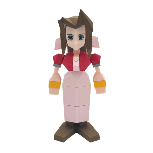 Final Fantasy VII: Aeris Gainsborough - Polygon Soft Vinyl Figure