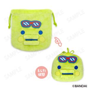 Tamagotchi: Kuchipatchi Face Drawstring Bag - Enjoy! Travel [Plex]