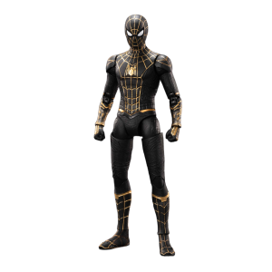 Spider-Man No Way Home: Black & Gold Suit Ver. - 7-inch MARVEL Action Figure [ZD Toys]