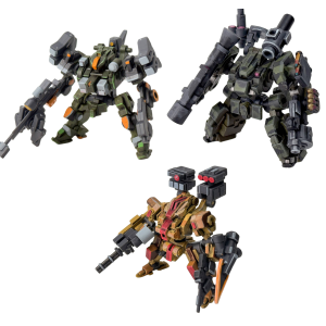 MECHA ART: 3-Type Set - Plastic Model (Set of 3) [Bell Toy]