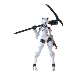 3 Min Project: XENODASH White - Plastic Model (Set of 2) [SHEIK MAINLAND]