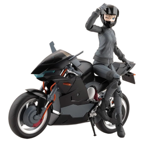 Sousaishojoteien: Rui Saotome' Bike (Black) 1/10 - Extreme Sports Optional Parts (Limited Edition) [Kotobukiya]