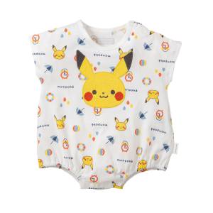 Pokémon MonPoké: Pikachu Print Short-Sleeved Romper [The Pokémon Company]